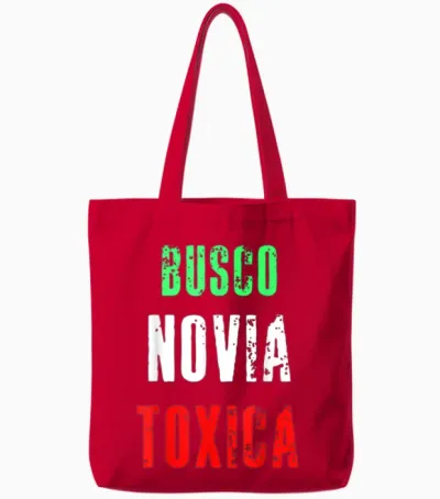 Busco Novia Toxica Sarcastic Mexican Cinco De Mayo Tote Bags - Red