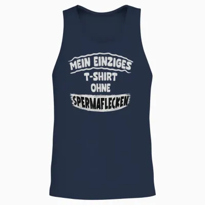 Lustiger Spruch - Sex Spruch Unisex Tank Top - Navy
