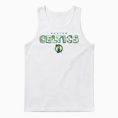 Nba - Boston Celtics Logo Knockout Weiß Unisex Tank Top - White