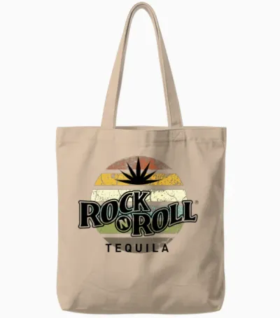 Rock N Roll Tequila Eighth Collection Tote Bags - Natural