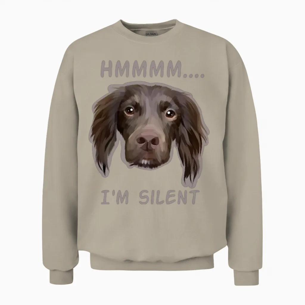 Hungry Dogs Dog Lovers Gift Unisex Sweatshirt in Sand