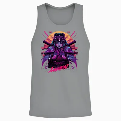 Samouraï Unisex Tank Top - Sport Grey
