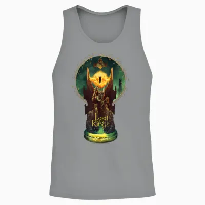 Wb 100: the Lord of the Rings the Eye of Sauron Unisex Tank Top - Sport Grey