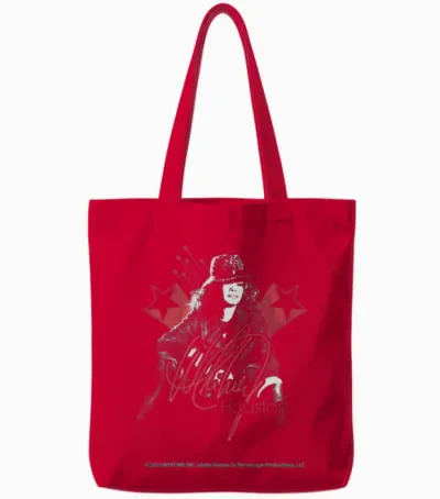 Whitney Houston Mug with Picture And Tote Bags - Red
