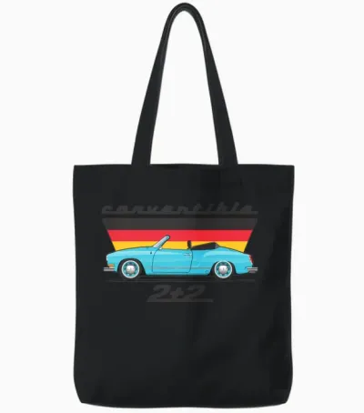 2 Plus 2 Olympic Blue Tote Bags - Black