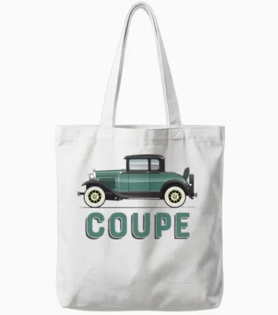 Coupe Elkpoint Tote Bags - White