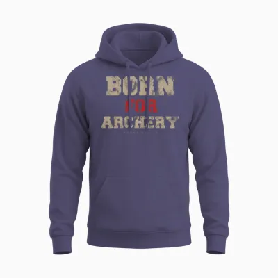 Archery Sport Retro Unisex Hoodie - Heather Sport Dark Navy