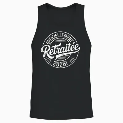 Vintage Officially Retired 2026 Women Unisex Tank Top - Black