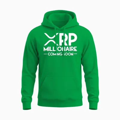 Xrp Millionaire Coming Soon Ripple Xrp Crypto Unisex Hoodie - Irish Green
