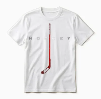 Hockey Apparel - Hockey Unisex T-Shirt - White