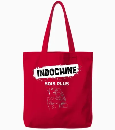 Indochina Woman Stronger Beautiful Gift Woman and Girl T-Shirt, Black, Female X-Small Tote Bags - Red