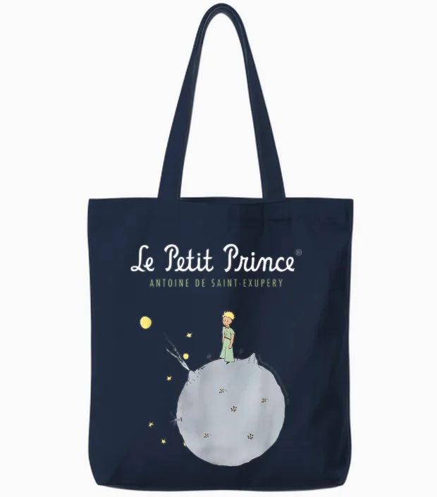 Le Petit Prince Antoine De Saint-Exupery Classic Tote Bags in Navy