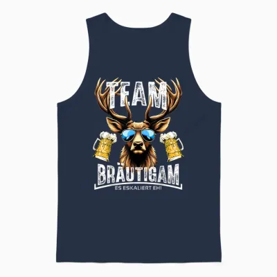 Junggesellenabschied Männer T-Shirt Poltern Jga Männer Unisex Tank Top - Navy