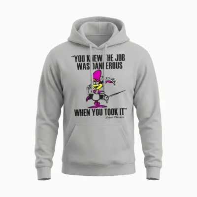 Super Chicken Solo Jay Ward Watch Art 60 Bbq T Shi Unisex Hoodie - Ash