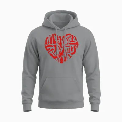 Kinky Sex Tools Heart Unisex Hoodie - Sport Grey