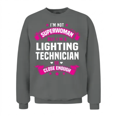 Lighting Technician Unisex Sweatshirt - Graphite Heather
