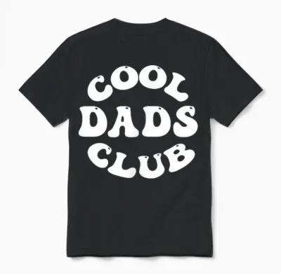 Cool Dads Club Groovy Retro Vintage Für Damen Herren Kinder Unisex T-Shirt - Black