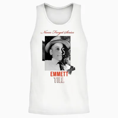 Emmett Till T-Shirt - Never Forget Series Unisex Tank Top - White