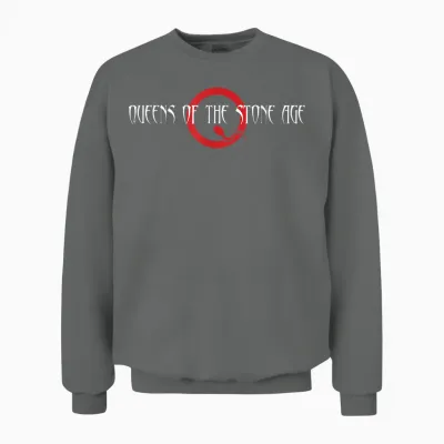 Official Stone Age Queens Q T-Shirt, Black, S Unisex Sweatshirt - Graphite Heather