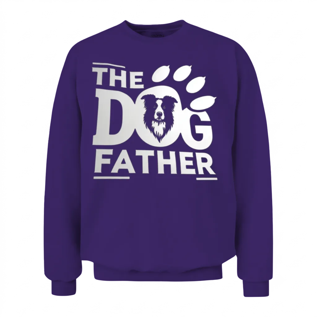 The Dog Father β Lovers Gift Unisex Sweatshirt - Purple