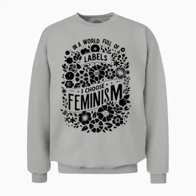 Feminismus Feministin - Feministisch Emanzipation Feminist Unisex Sweatshirt - Ash