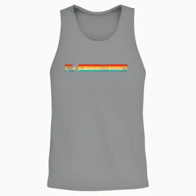Football Retro Unisex Tank Top - Sport Grey