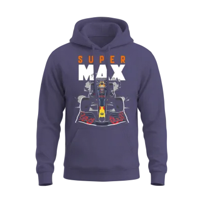 Max Verstappen 33 Unisex Hoodie - Heather Sport Dark Navy