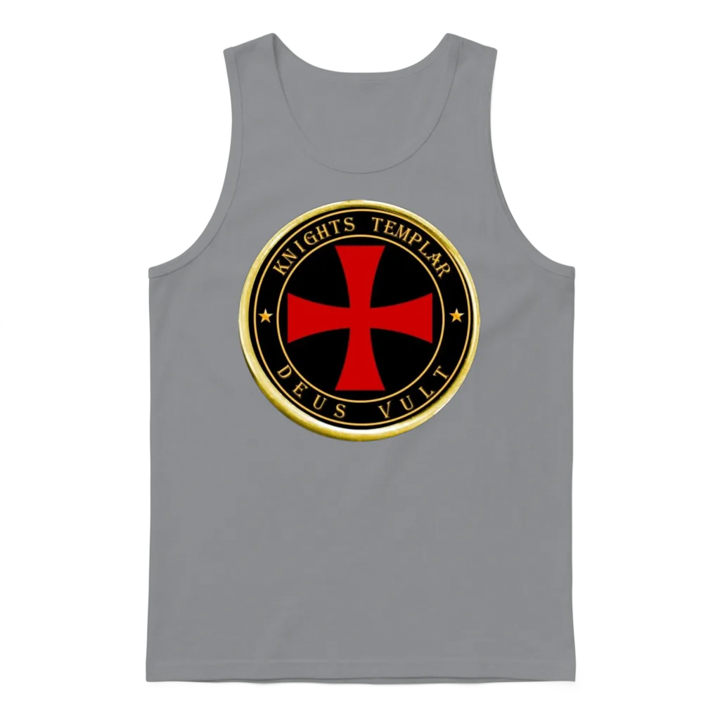 Knights Templar Deus Vult Unisex Tank Top - Sport Grey