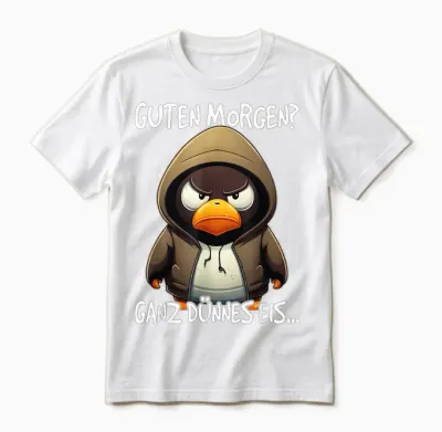 Guten Morgen? Ganz Dünnes Eis Unisex T-Shirt - White