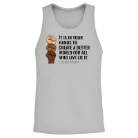 Create a Better World Unity Design Unisex Tank Top - Ash – 2
