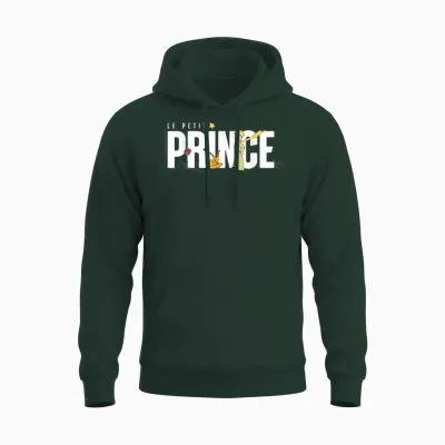 Le Petit Prince Classic Story Art Design T-Shirt, Black, S Unisex Hoodie - Forest
