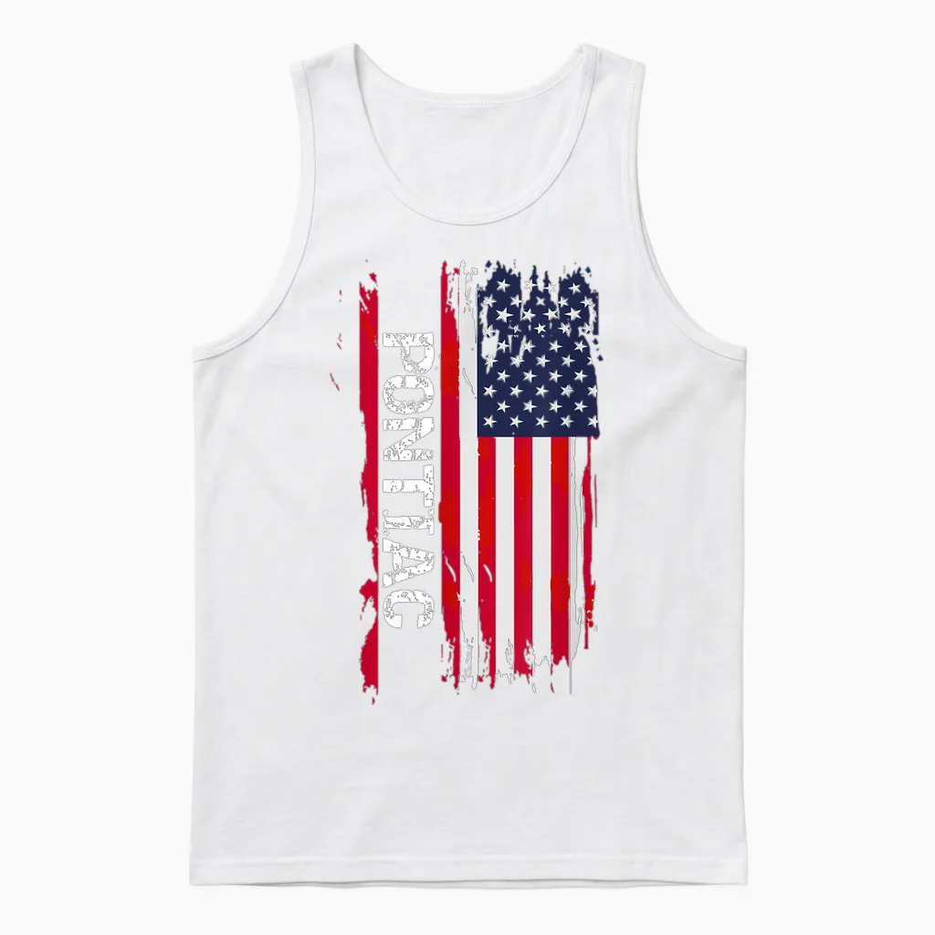 Pontiac City Unisex Tank Top in White
