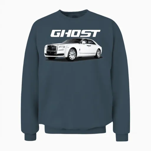 Rr Ghost Halloween Gift Unisex Sweatshirt in Dark Heather