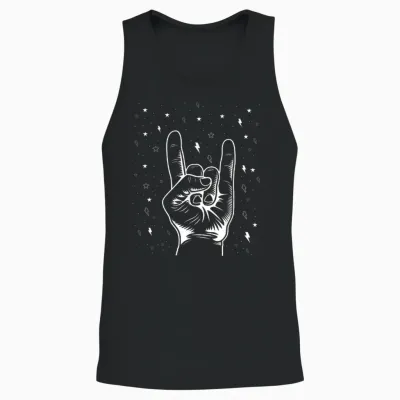 Heavy Metal Geschenke Männer Damen Hard Rock Festival Teufel Unisex Tank Top - Black