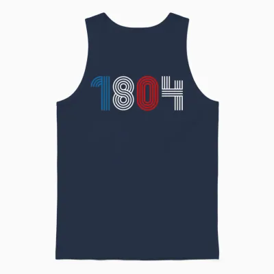 1804 Haiti Independence Unisex Tank Top - Navy