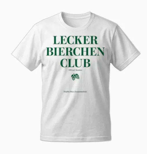 Tasty Beer Club X Official Member Mallorca Beer Back Unisex T-Shirt - White