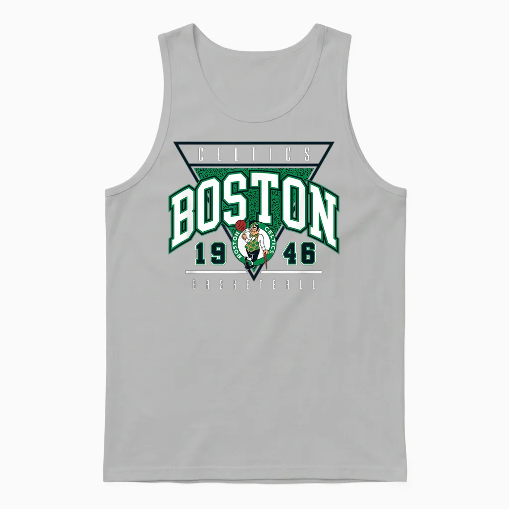 Offizieller Nba Boston Celtics Ball Unisex Tank Top in Ash
