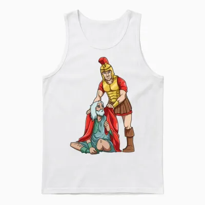 Saint Martin St Martin Unisex Tank Top - White