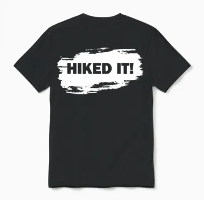 Hiked It Unisex T-Shirt - Black
