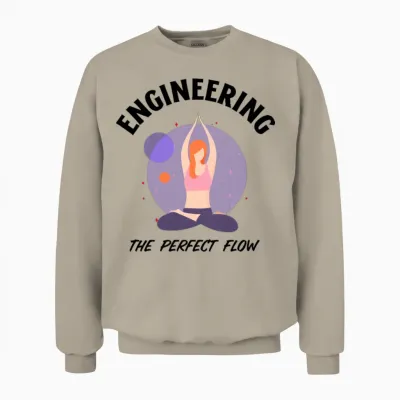Engineering the Perfect Flow Unisex Sweatshirt - Sand