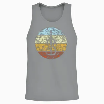 Violin Retro Unisex Tank Top - Sport Grey