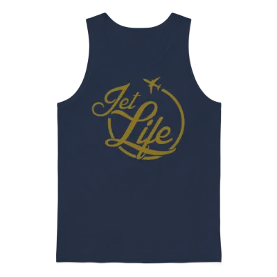 Jet Life Jetlife Unisex Tank Top - Navy
