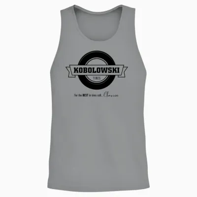 Car Tire 80s Movie Kobolowski Tires Unisex Tank Top - Sport Grey