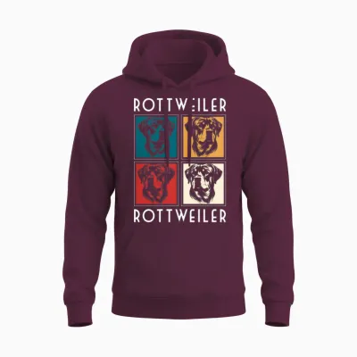 Dog Mistress Service Dog Unisex Hoodie - Maroon