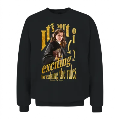Harry Potter Hermione Goes to the Library Unisex Sweatshirt - Black