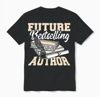 Novel Bookworm Writing Author Must Haves Unisex T-Shirt - Black