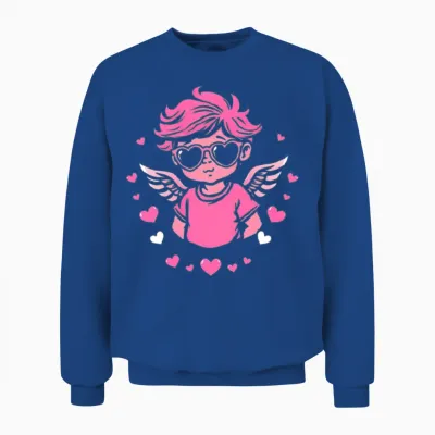Retro Cupid Unisex Sweatshirt - Royal