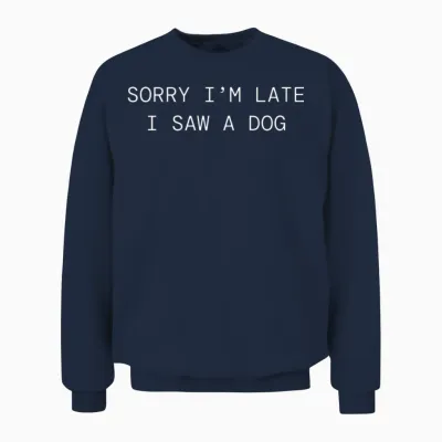 Dog Lover Unisex Sweatshirt - Navy