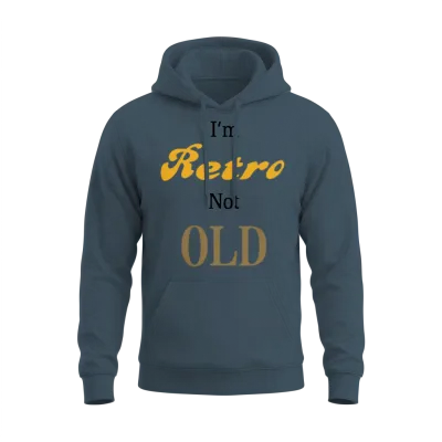 I M Retro Not Old Unisex Hoodie - Dark Heather