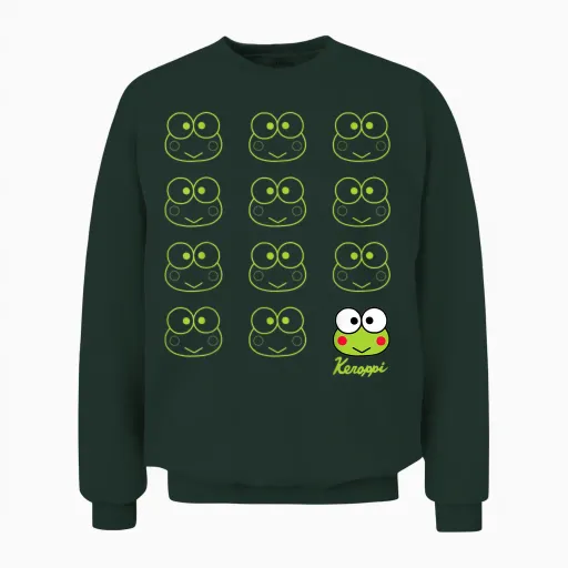 Keroppi Real Unisex Sweatshirt - Forest